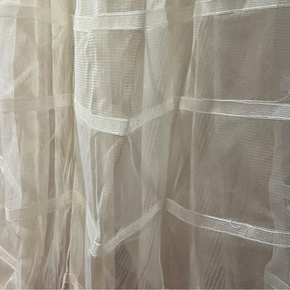 NWT Betsey Johnson Lined Zip Front Ruched Sequin Wedding Formal Prom Dress Sz 14 - Picture 11 of 16